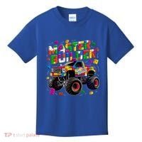 Master Builder Monster Truck Building Blocks Brick Gift Kids T-Shirt thumb 0