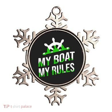 My Boat My Rules Ornament