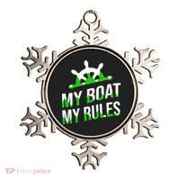 My Boat My Rules Ornament thumb 0