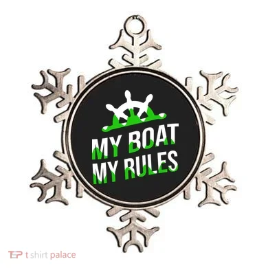 My Boat My Rules Ornament
