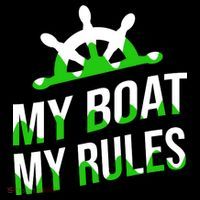 My Boat My Rules Ornament thumb 1