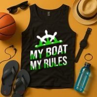 My Boat My Rules Tank Top thumb 4