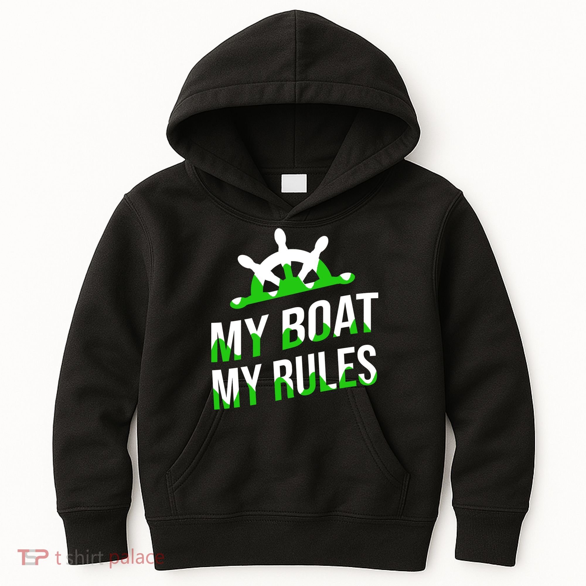 My Boat My Rules Kids Hoodie