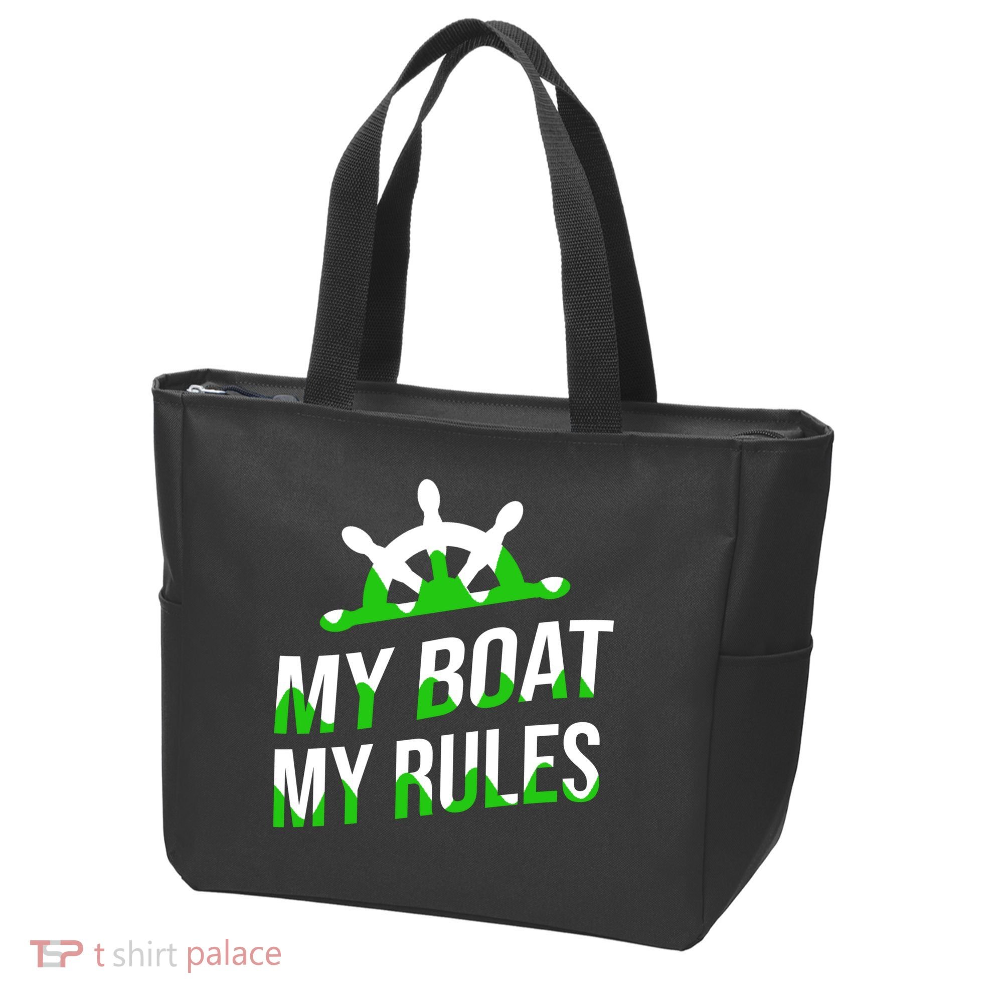 My Boat My Rules Tote Bag