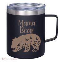 Mama Bear 12oz Stainless Steel Coffee Mug thumb 0