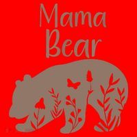 Mama Bear Santa Hat thumb 1