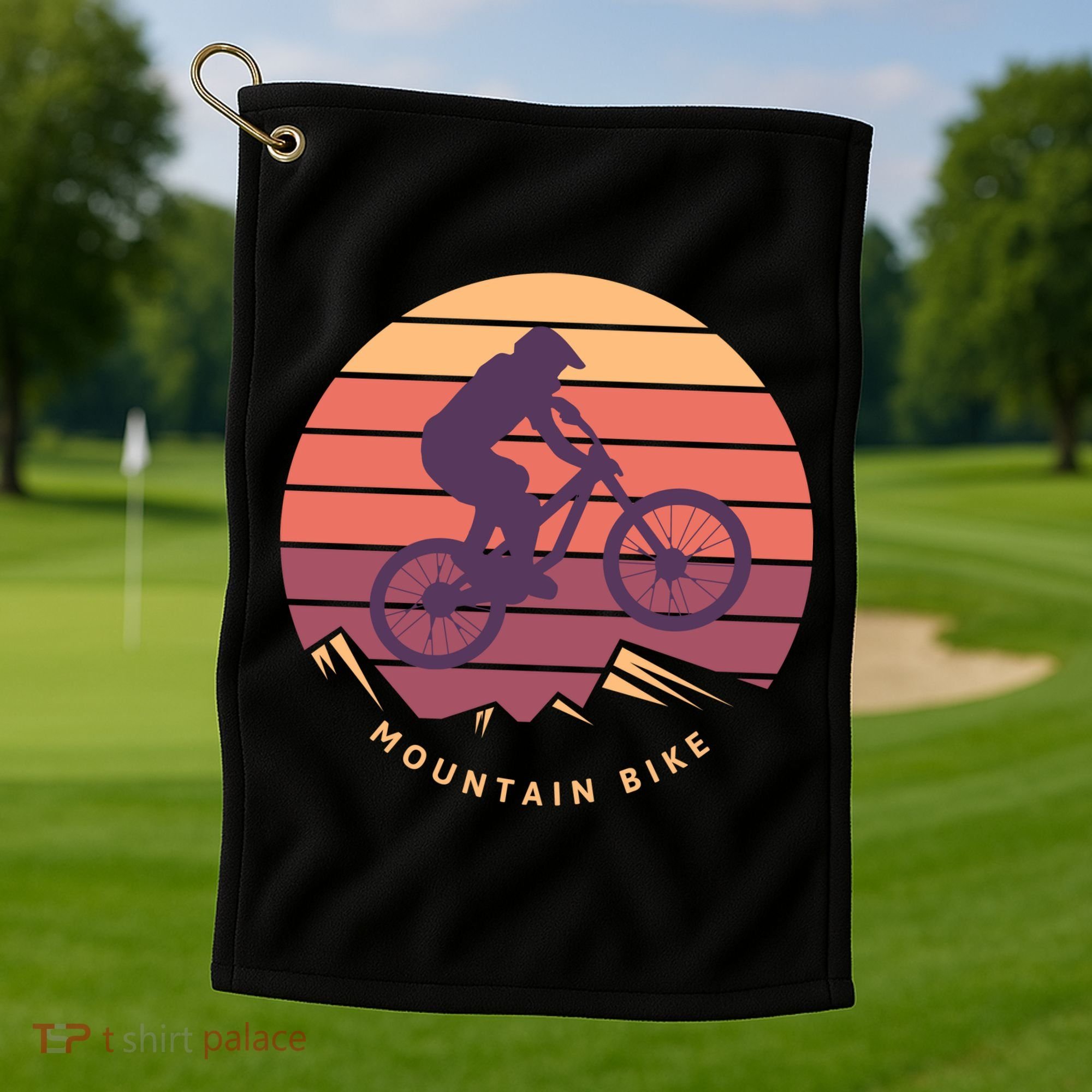 Mountain Bike Golf Towel
