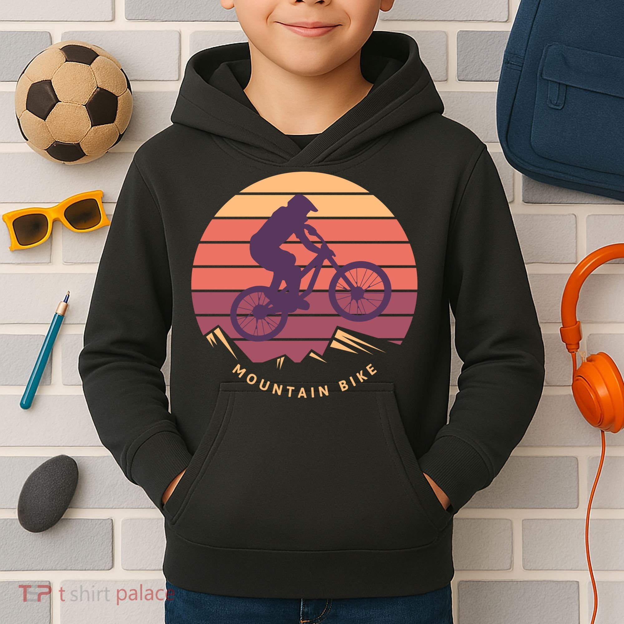 Mountain Bike Kids Hoodie