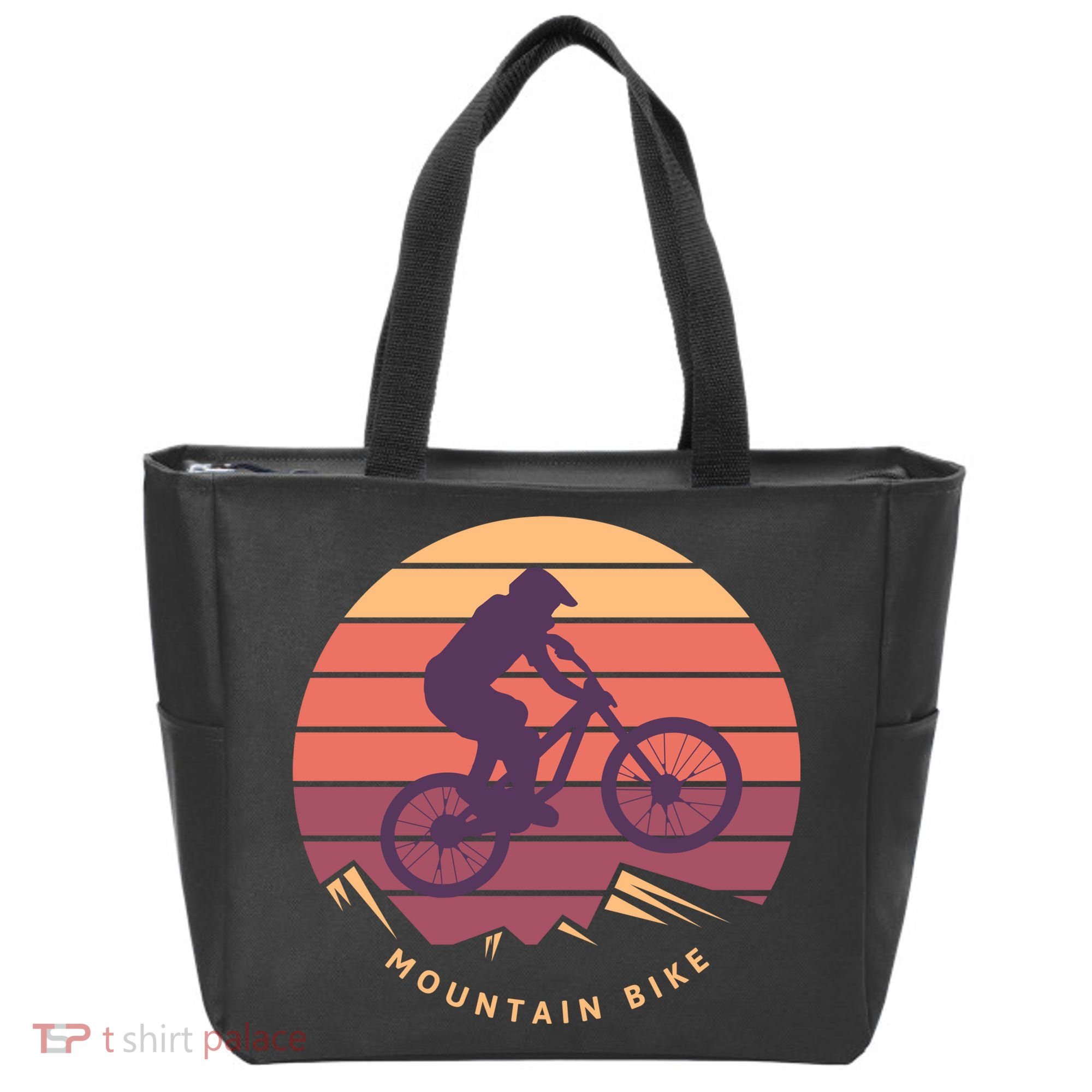 Mountain Bike Tote Bag