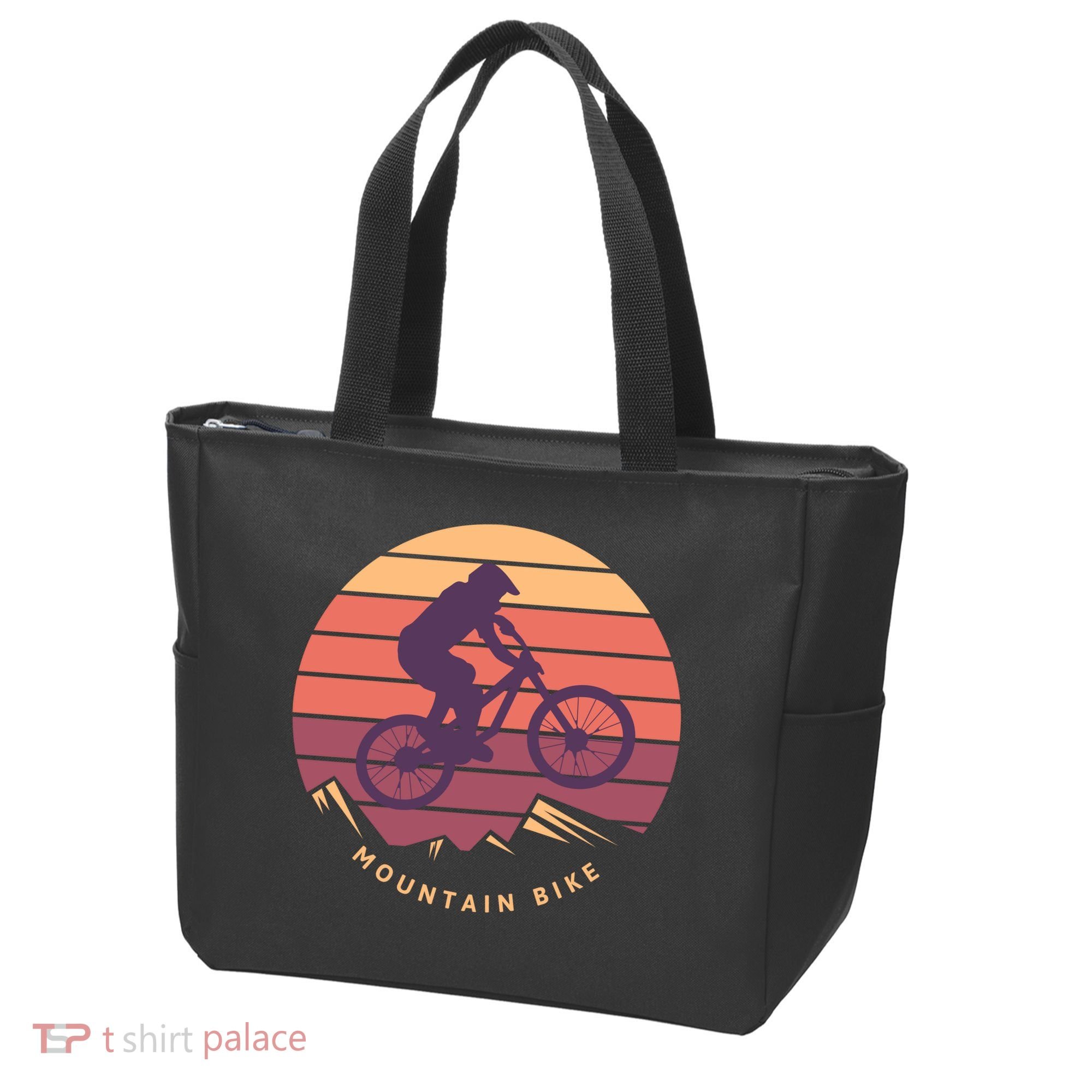 Mountain Bike Tote Bag
