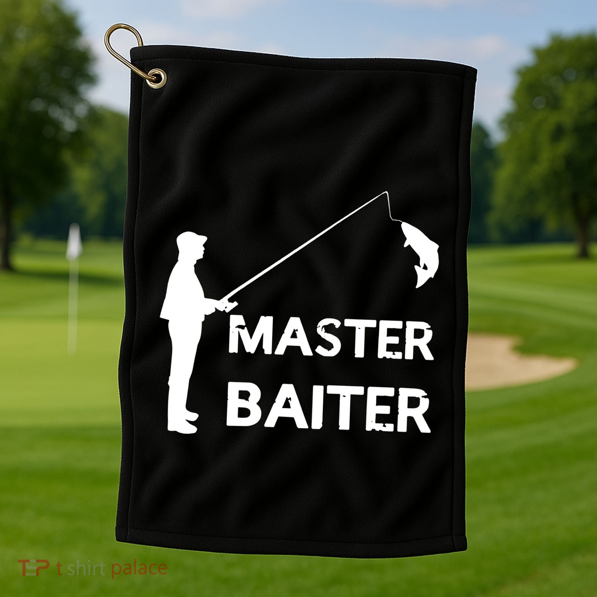 Master Baiter Golf Towel