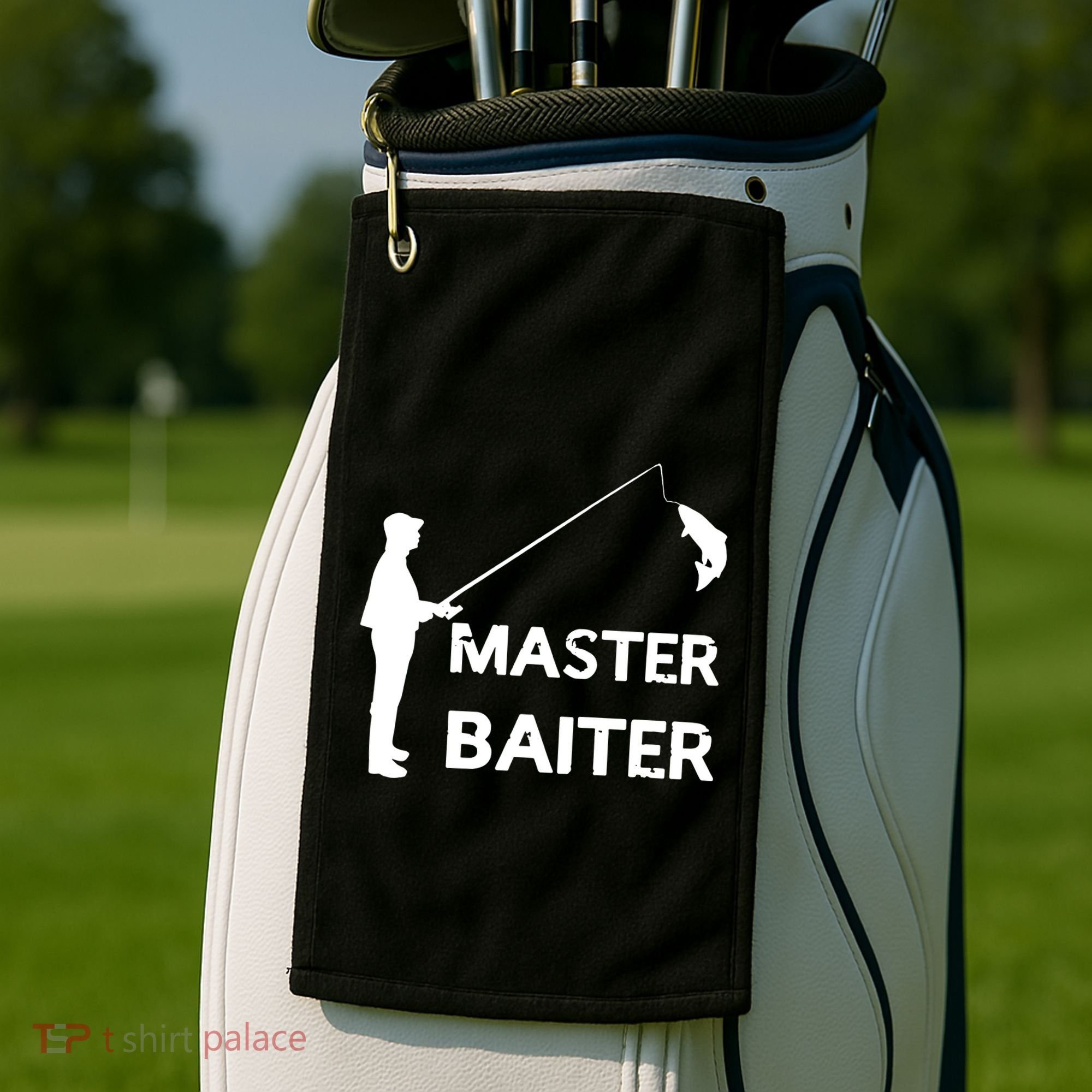 Master Baiter Golf Towel