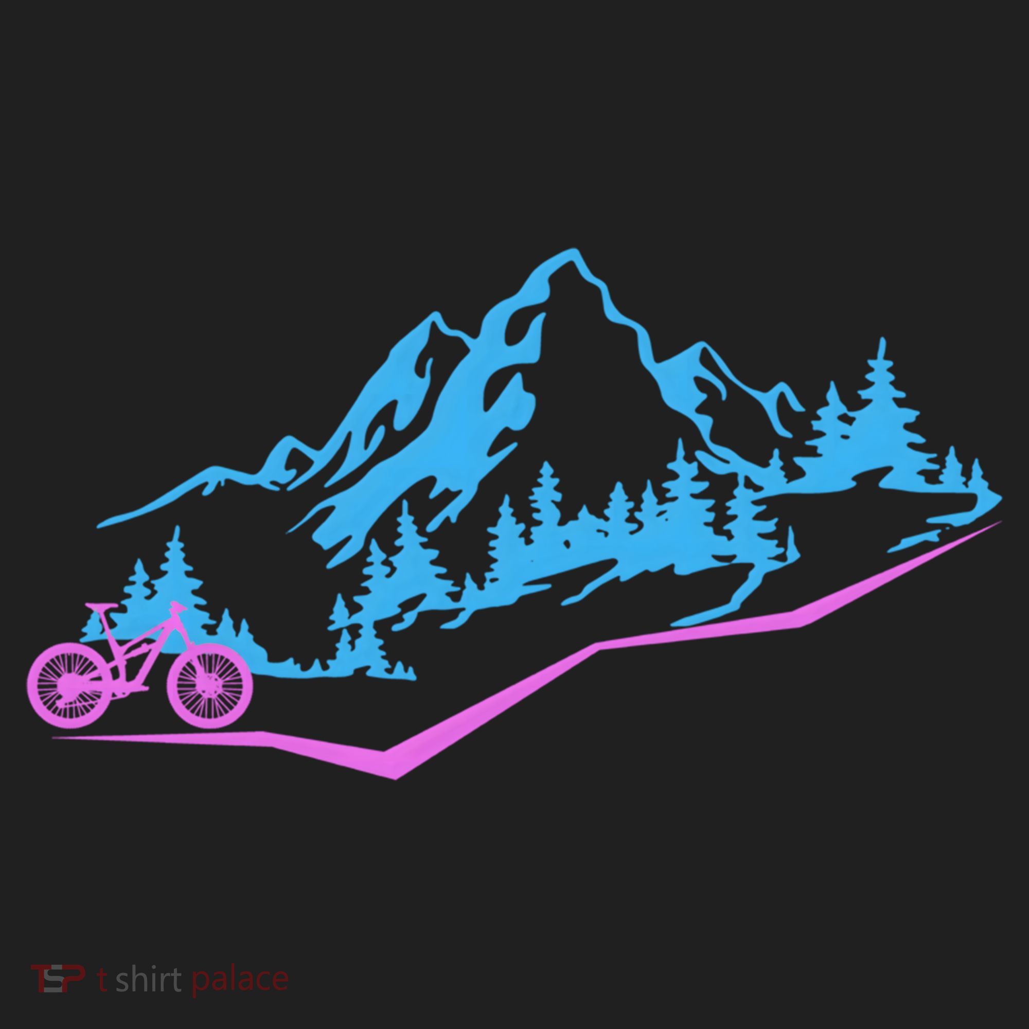 Mountain Bike Mtb Cycling Mountain Biker Biking Cyclist Gift Golf Towel