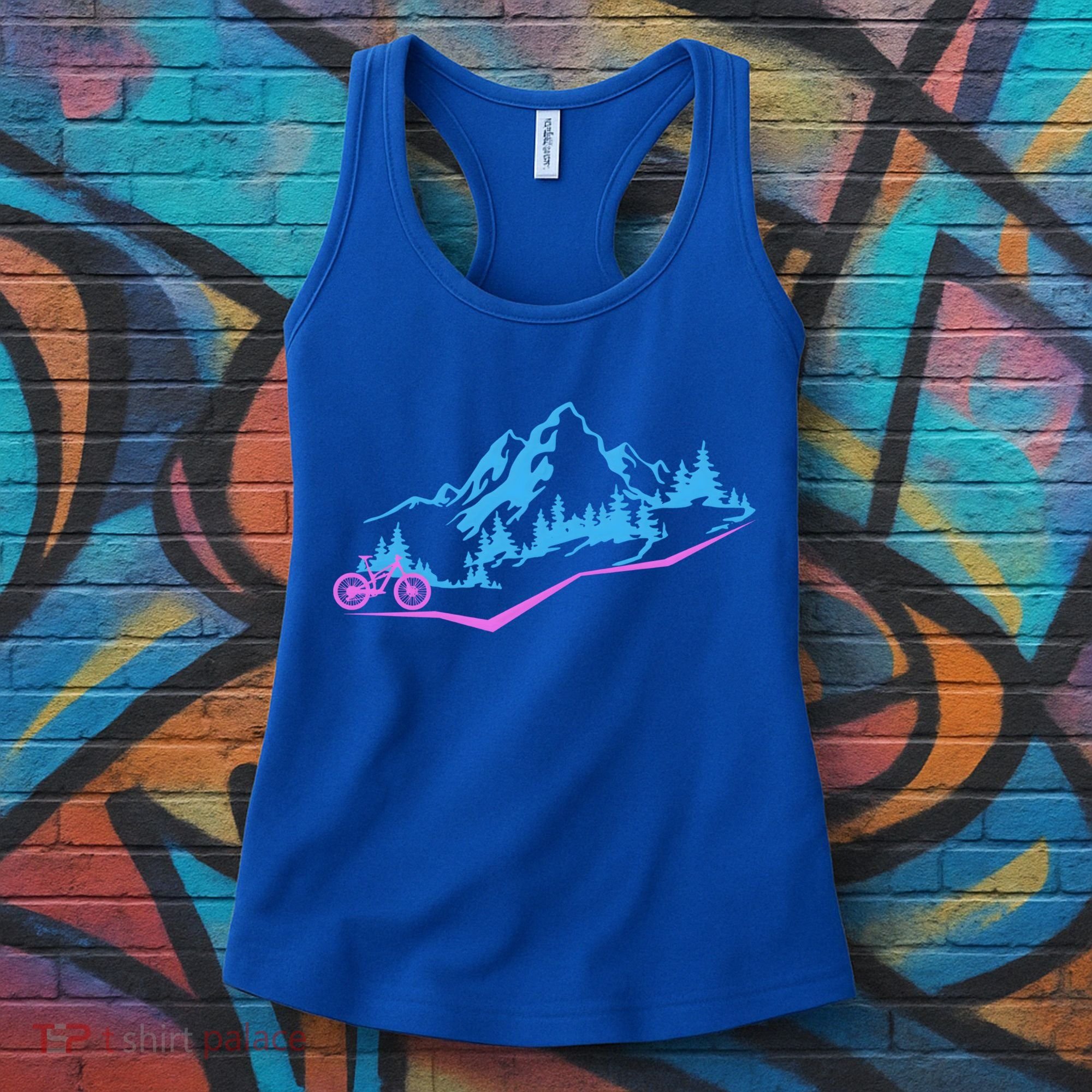 Mountain Bike Mtb Cycling Mountain Biker Biking Cyclist Gift Women's Tank Top