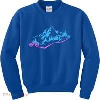 Mountain Bike Mtb Cycling Mountain Biker Biking Cyclist Gift Kids Sweatshirt thumb 0