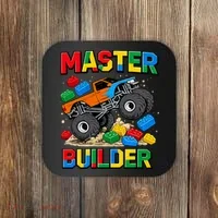 Master Builder Monster Truck Blocks Building Brick Coaster thumb 0