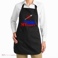 My Body My Choice Anti Vaccine Funny Apron thumb 2