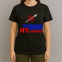 My Body My Choice Anti Vaccine Funny T-Shirt thumb 4
