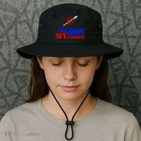 My Body My Choice Anti Vaccine Funny Bucket Hat thumb 3