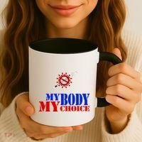 My Body My Choice Anti Vaccine Funny Coffee Mug thumb 3