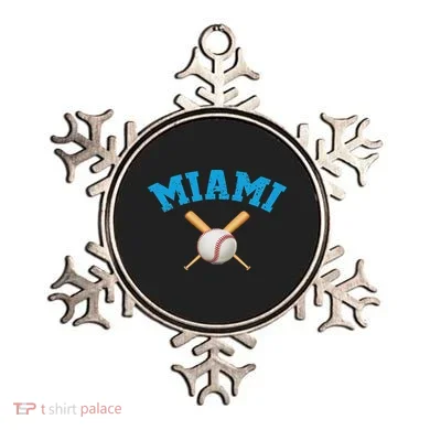 Miami Baseball Ornament