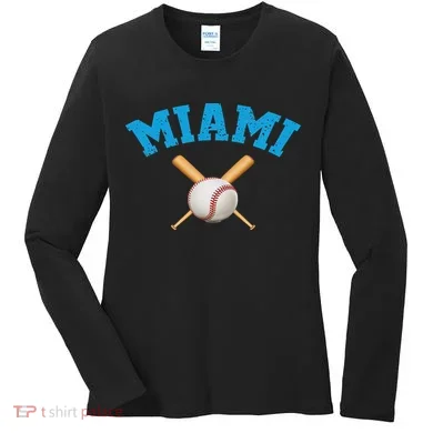 Miami Baseball Women's Long Sleeve Shirt