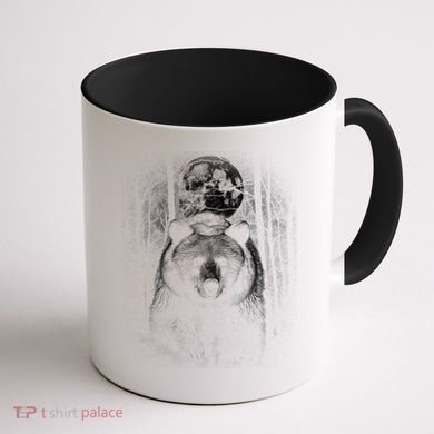 Moonlight Bear Coffee Mug back