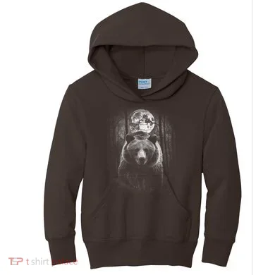 Moonlight Bear Kids Hoodie
