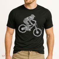 Mountain Bike Mtb Downhill Biking Cycling Biker Cooling Performance Crew T-Shirt thumb 2