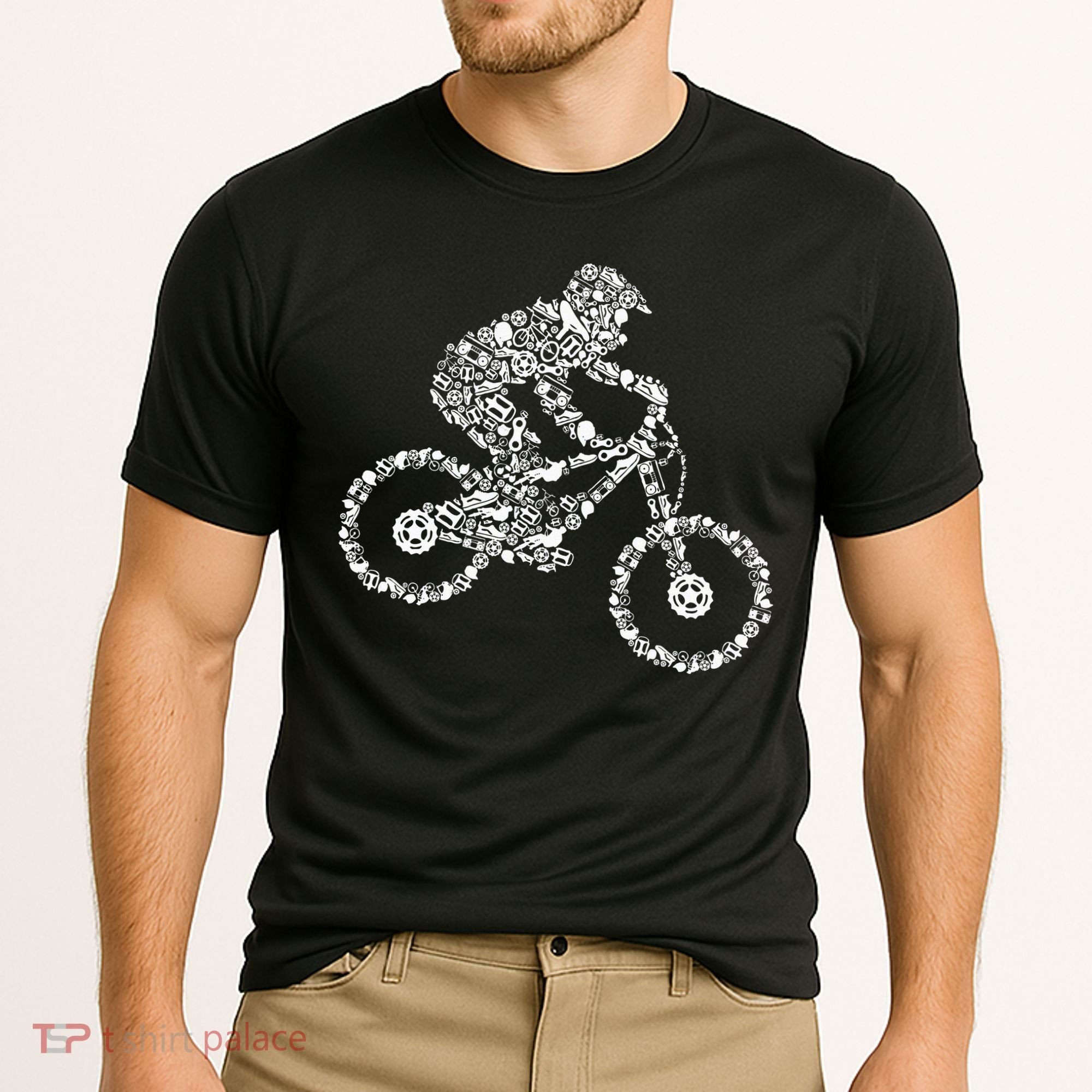 Mountain Bike Mtb Downhill Biking Cycling Biker Cooling Performance Crew T-Shirt