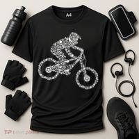 Mountain Bike Mtb Downhill Biking Cycling Biker Cooling Performance Crew T-Shirt thumb 3