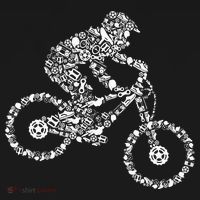 Mountain Bike Mtb Downhill Biking Cycling Biker Women's Hoodie thumb 2
