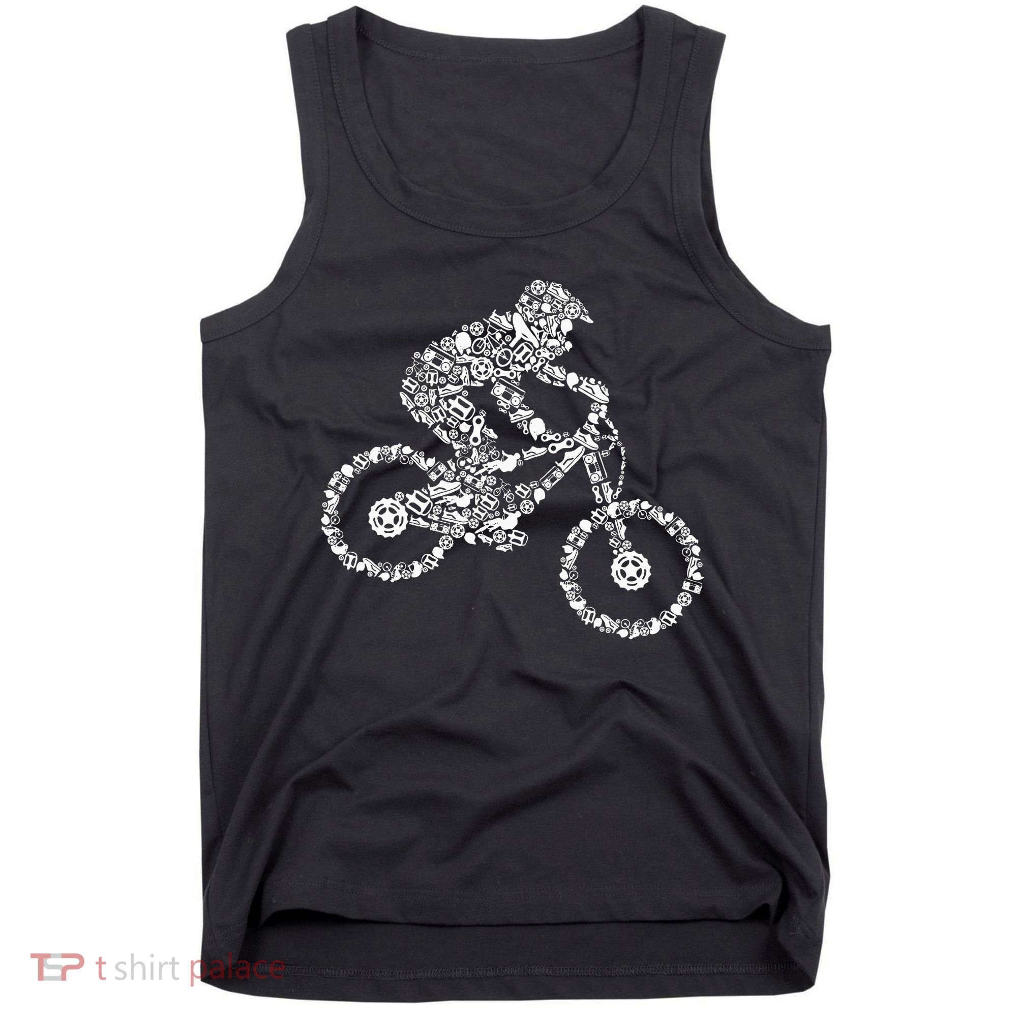 Mountain Bike Mtb Downhill Biking Cycling Biker Tank Top