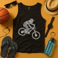 Mountain Bike Mtb Downhill Biking Cycling Biker Tank Top thumb 4