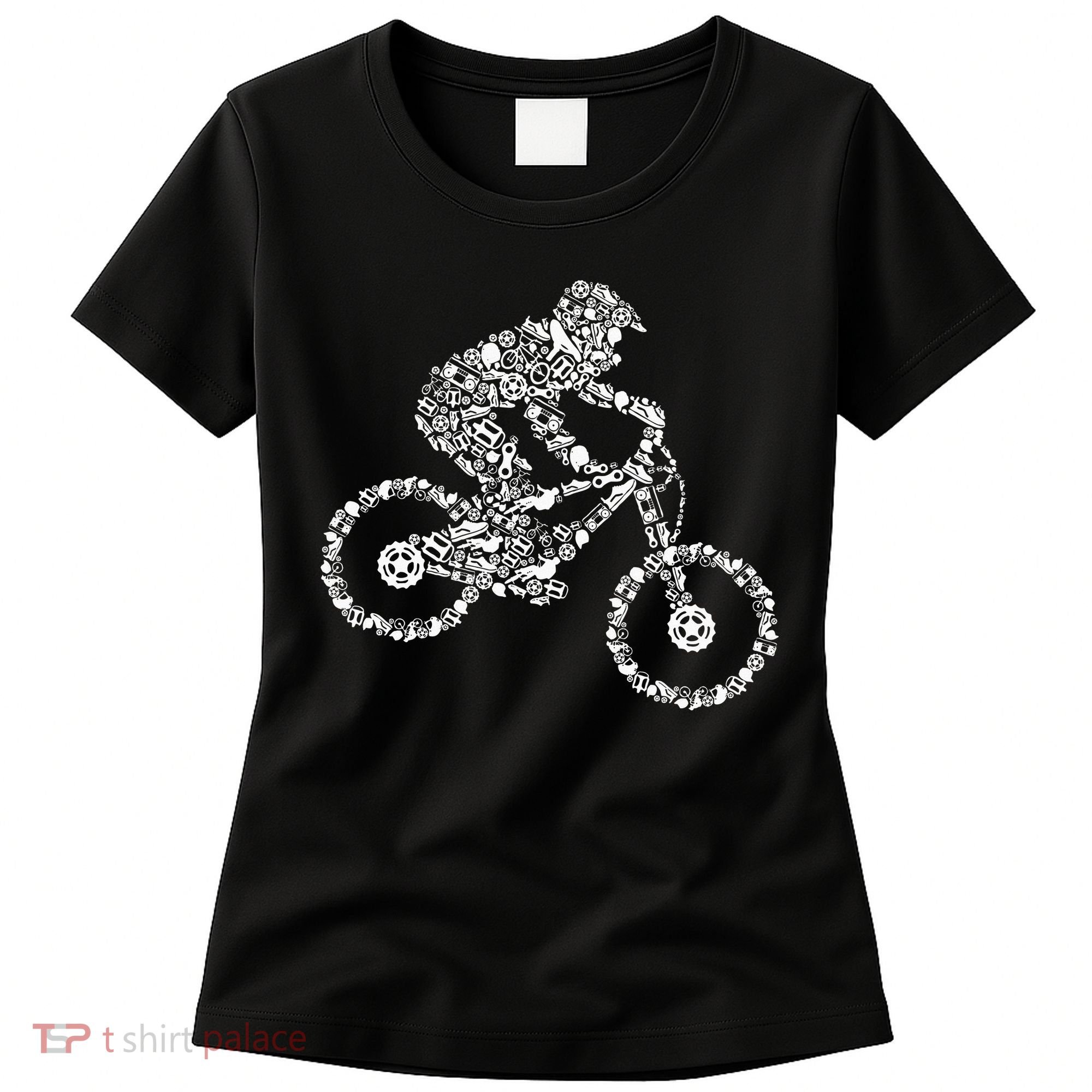 Mountain Bike Mtb Downhill Biking Cycling Biker Women's T-Shirt