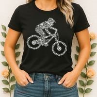 Mountain Bike Mtb Downhill Biking Cycling Biker Women's T-Shirt thumb 2