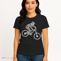 Mountain Bike Mtb Downhill Biking Cycling Biker Women's T-Shirt thumb 4