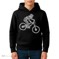 Mountain Bike Mtb Downhill Biking Cycling Biker Kids Hoodie thumb 4