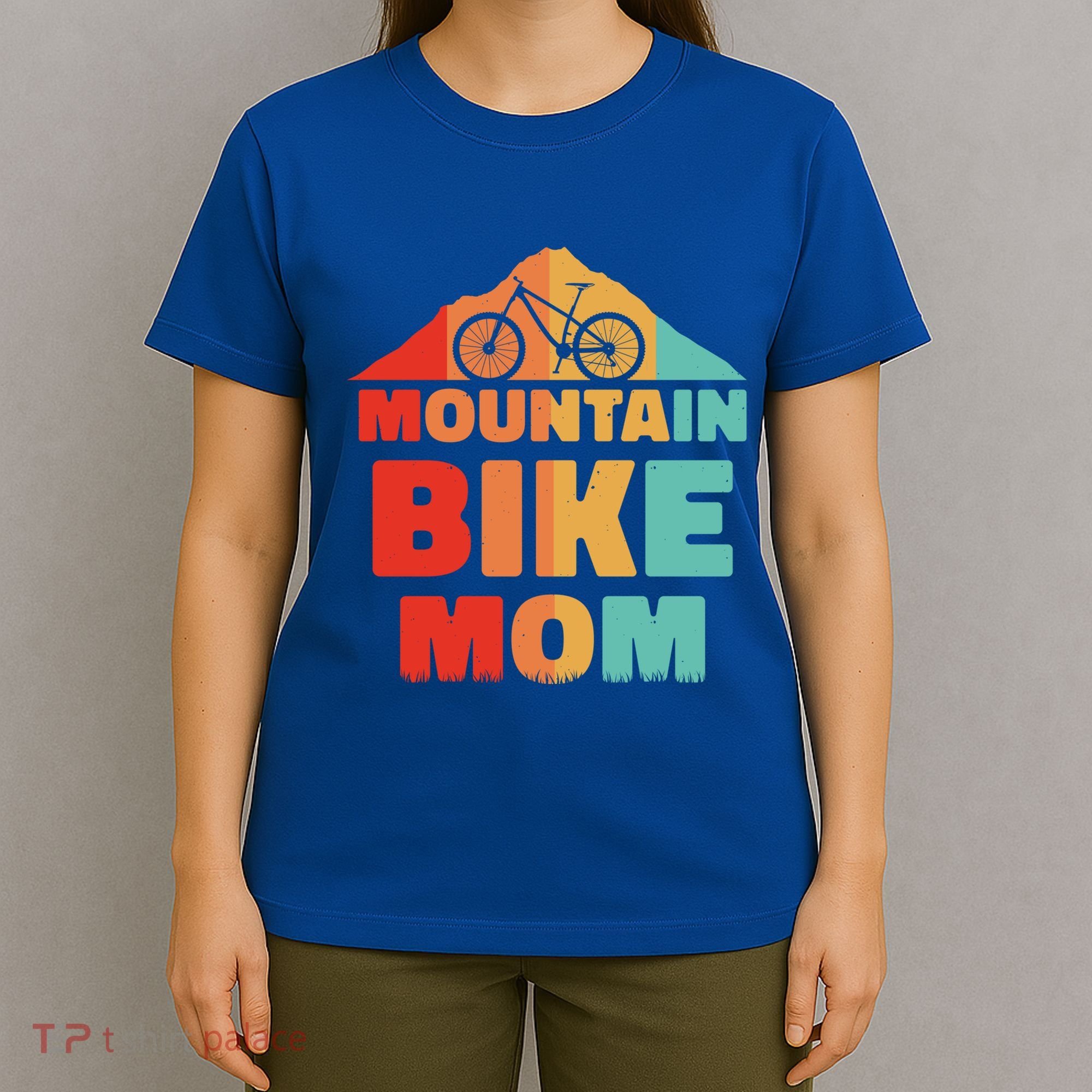 Mountain Bike Mom Mountainbike Mtb Cycling Biking Mother Cool Gift T-Shirt