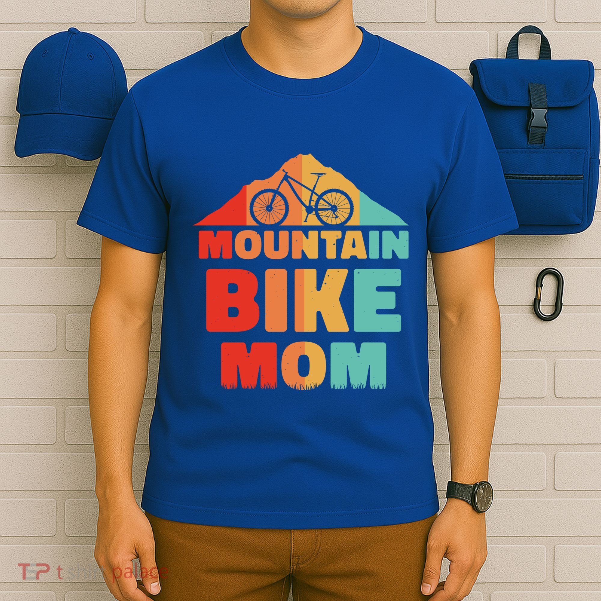 Mountain Bike Mom Mountainbike Mtb Cycling Biking Mother Cool Gift T-Shirt