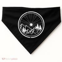 Mountain Bike MTB Cycling Bicycle Biking USA-Made Doggie Bandana thumb 0