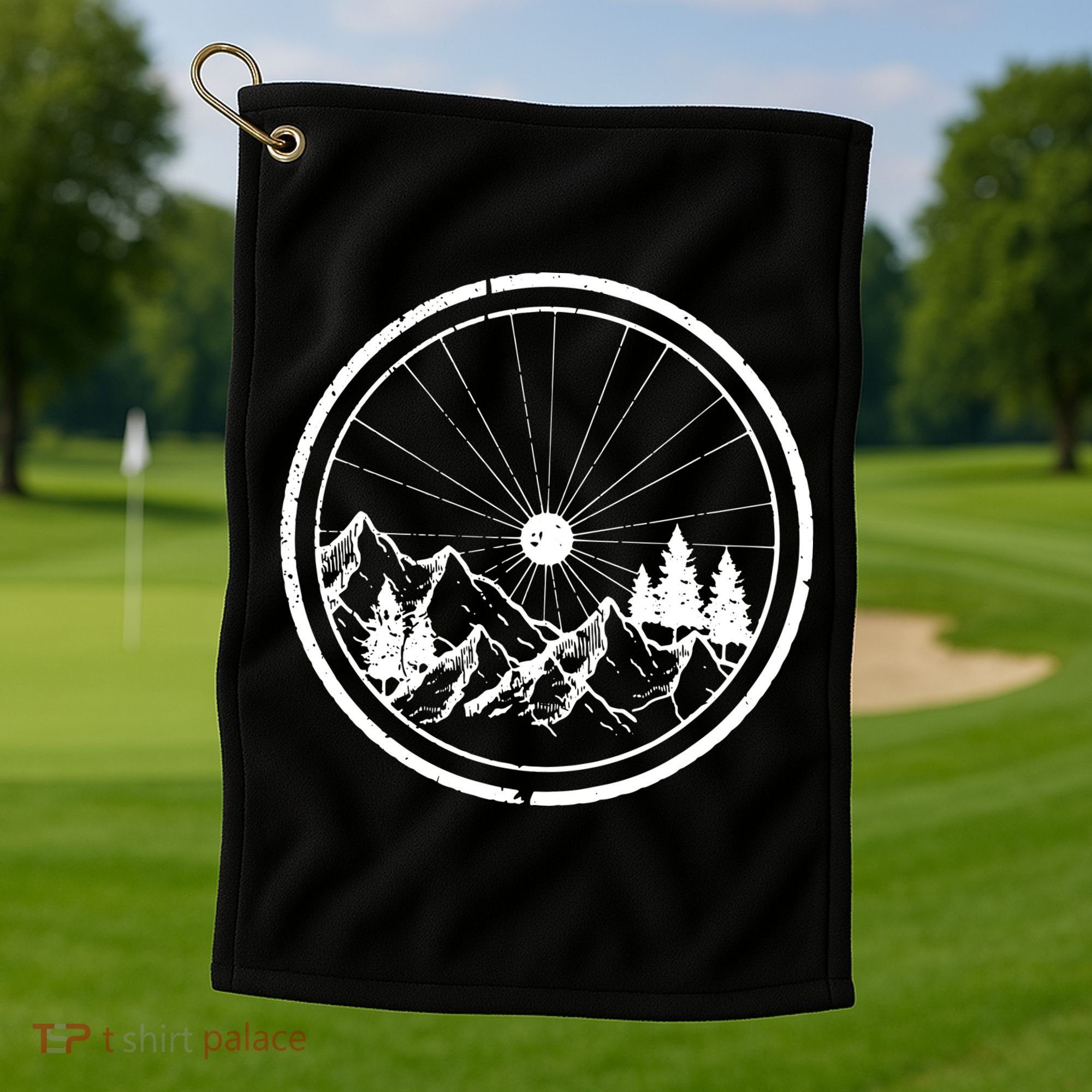 Mountain Bike MTB Cycling Bicycle Biking Golf Towel