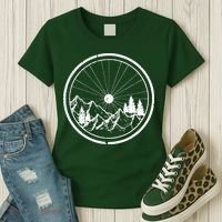 Mountain Bike MTB Cycling Bicycle Biking Women's T-Shirt thumb 3