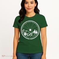 Mountain Bike MTB Cycling Bicycle Biking Women's T-Shirt thumb 4