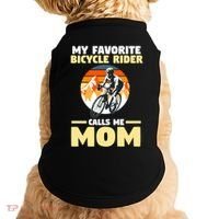 Mountain Biking Mom Mother Cyclist Bicycle Cycling Biking Funny Gift Doggie Tank thumb 0