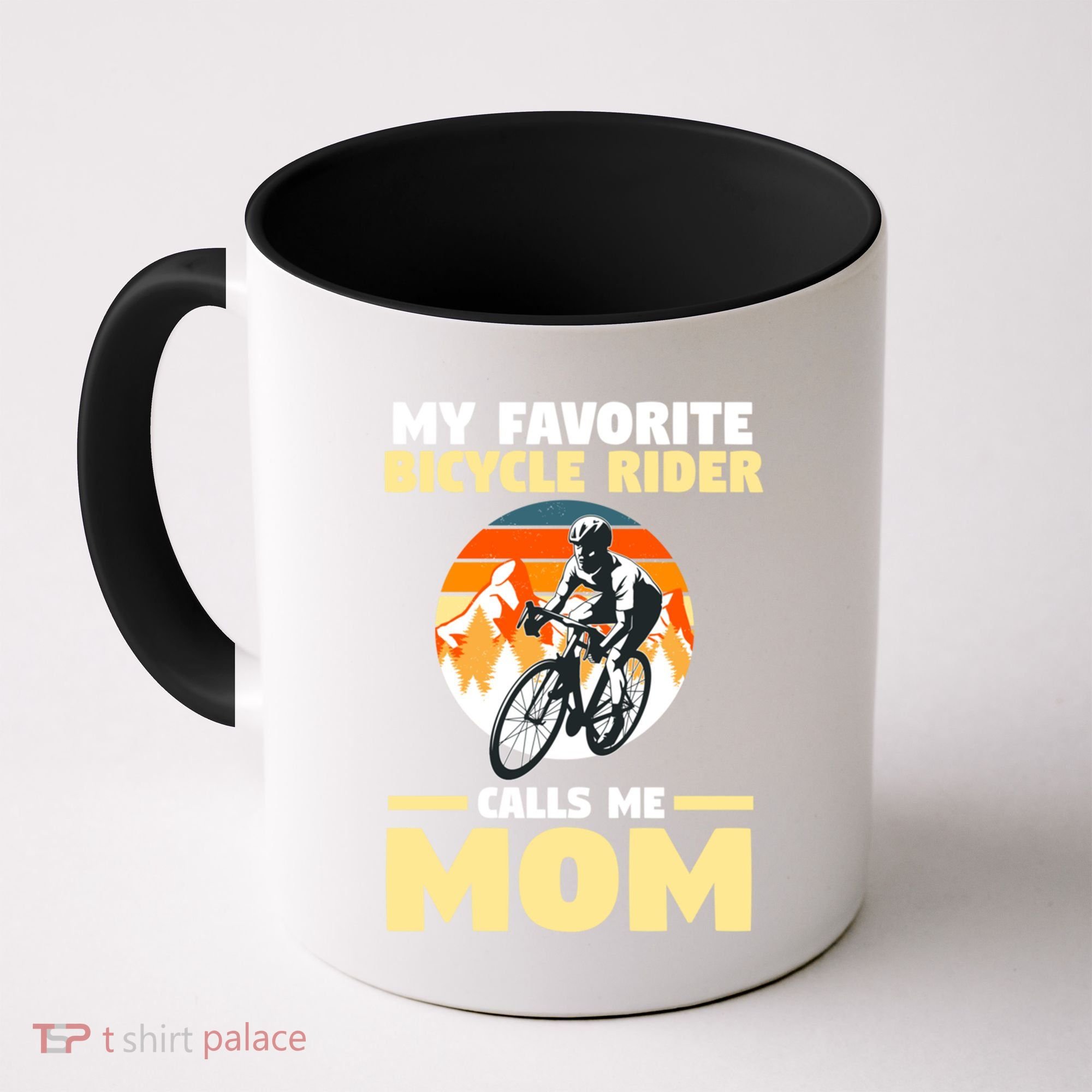 Mountain Biking Mom Mother Cyclist Bicycle Cycling Biking Funny Gift Coffee Mug