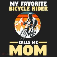 Mountain Biking Mom Mother Cyclist Bicycle Cycling Biking Funny Gift Beanie thumb 2