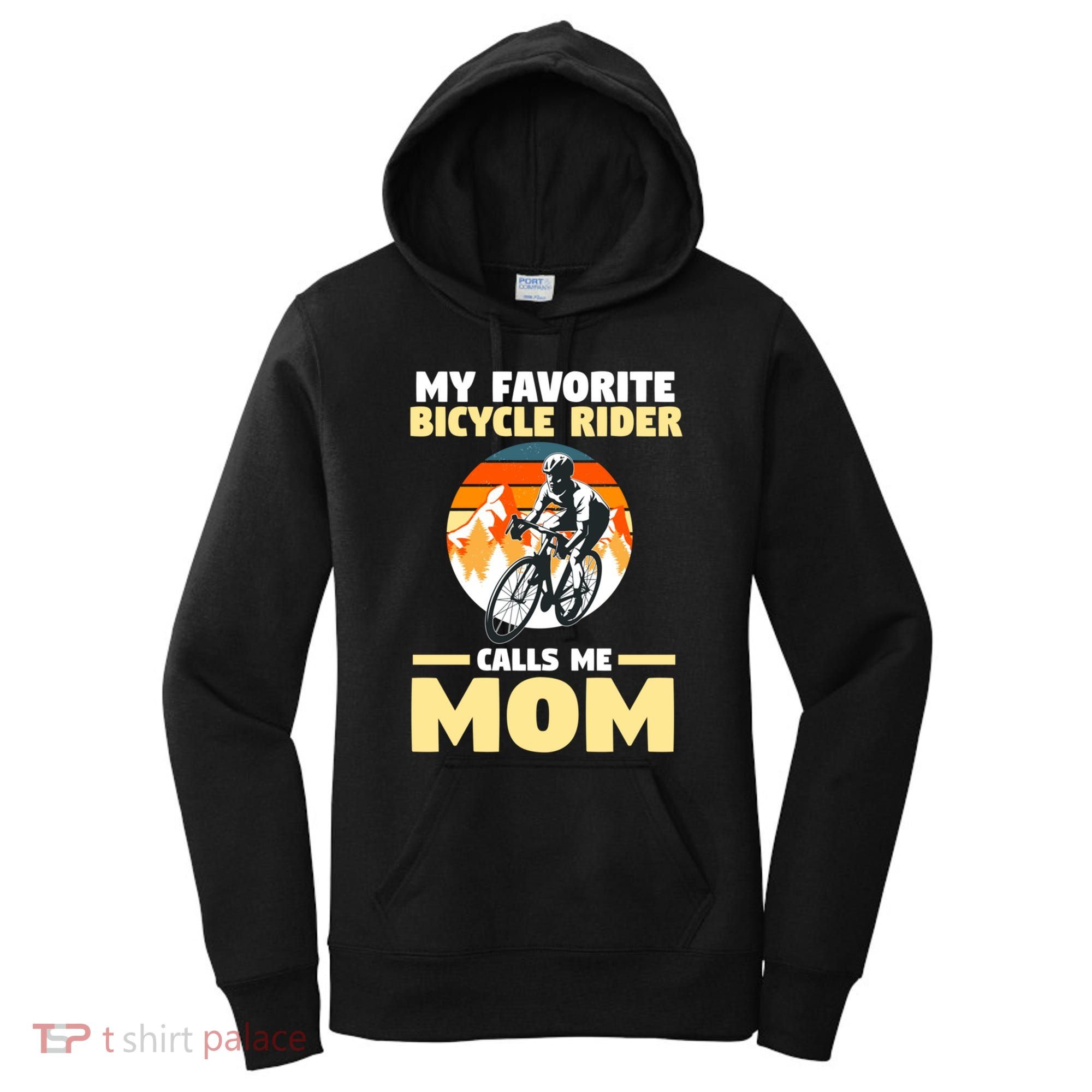 Mountain Biking Mom Mother Cyclist Bicycle Cycling Biking Funny Gift Women's Hoodie