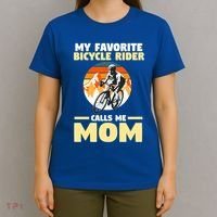 Mountain Biking Mom Mother Cyclist Bicycle Cycling Biking Funny Gift T-Shirt thumb 4