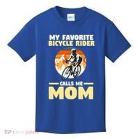 Mountain Biking Mom Mother Cyclist Bicycle Cycling Biking Funny Gift Kids T-Shirt thumb 0
